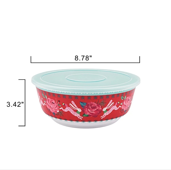 ❤️ New Pioneer Woman Festive Forest 6-Piece Melamine Bowl Set - Picture 6 of 11